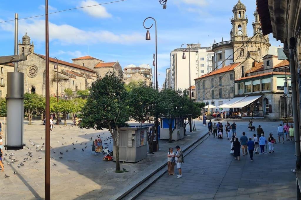 Apartamento Centrico Pontevedra Apartment ภายนอก รูปภาพ